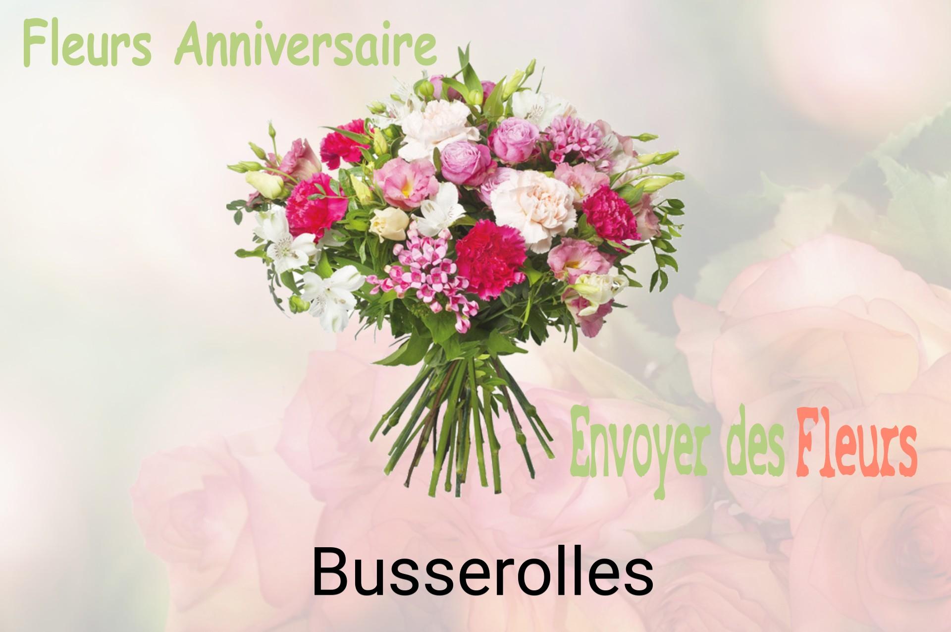 Bouquet de fleurs d’anniversaire livré à Busserolles